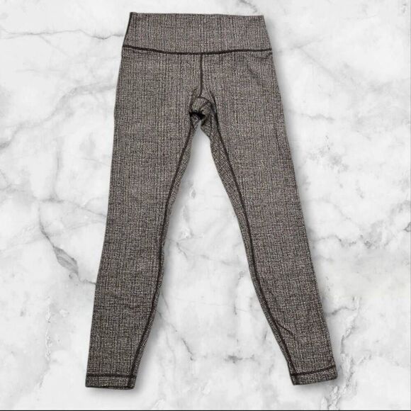 Lululemon Size 10 Gray Wunder Under Leggings - Picture 1 of 2